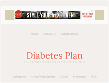 Tablet Screenshot of diabetesplan.org